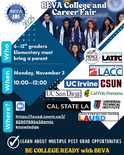 BEVA College & Fair Flyer